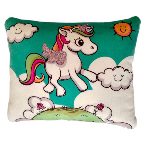 Cojín Welvaart unicornio volando