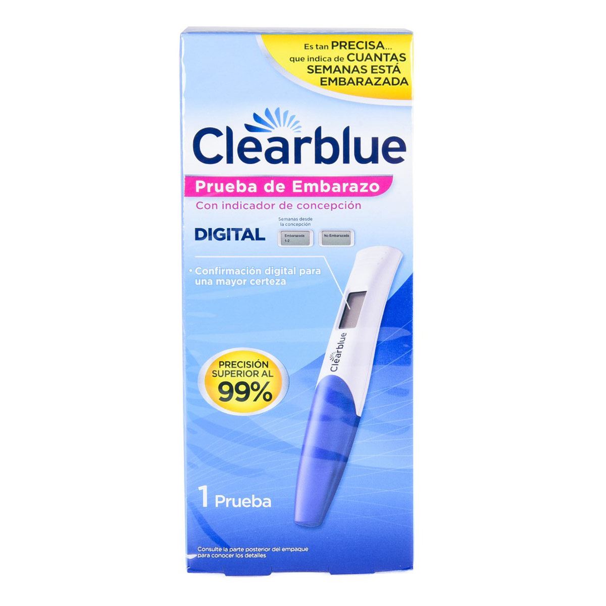 Prueba de Embarazo Digital Clearblue