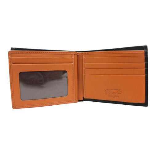 Billetera negra Penguin para hombre