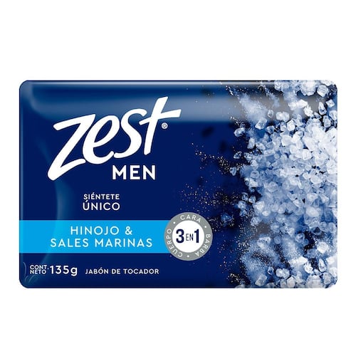 Jabón Zest Men Hinojo Sal Mar 135G