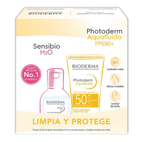 Bioderma Pack Photoderm Semana Santa 2024 (Sensibio H2O 100ml + Photoderm Aquafluido)