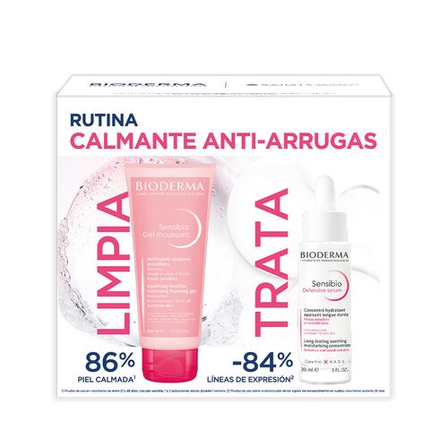 Kit Bioderma Rutina Calmante Anti-arrugas