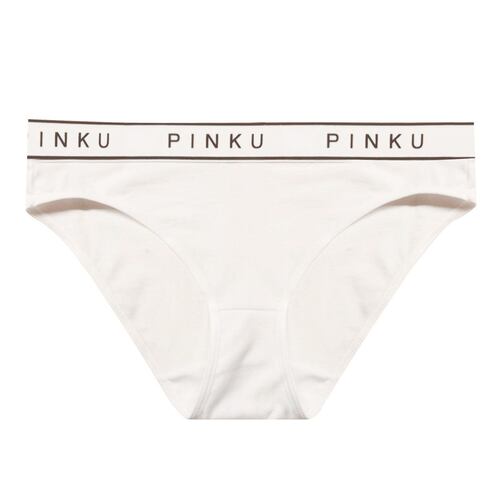 Bikini pinku algodón elástico en cintura modelo APS227 talla mediana color blanco