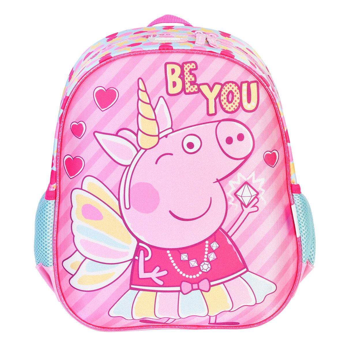 Mochila Kinder Peppa Pig Rosa Keepack