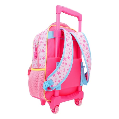 Mochila Rodante Rosa Barbie Keepack