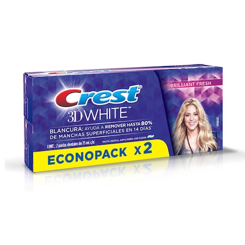 Crema Dental Crest 3D White Brilliant Fresh 75ml C2