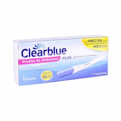 Clearblue - Prueba de Embarazo Clear Blue Plus 1 pieza