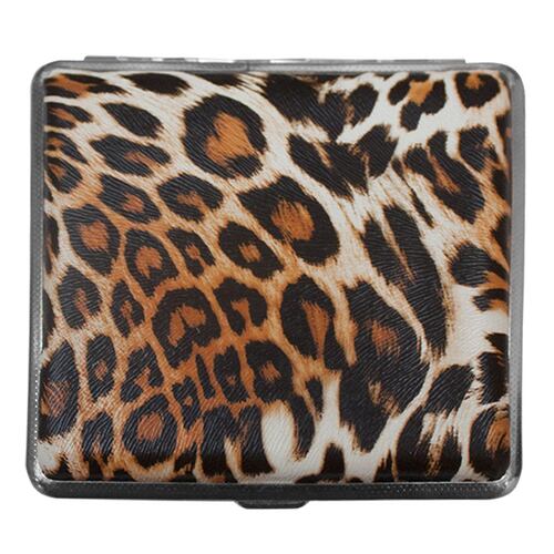 Cigarrera Park Lane Pu Diseno Leopardo 85 Mm/ 14 Piezas
