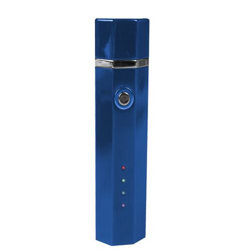 Encendedores hexagonal azul con cable usb