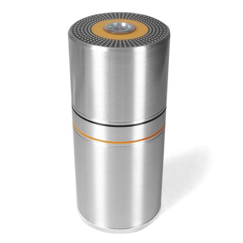 Humidor De Aluminio Para 7 Puros 20X09 cm