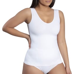 Body senos libres Body Siluette seamless alto control 1003-4218 extragrande  blanco dama