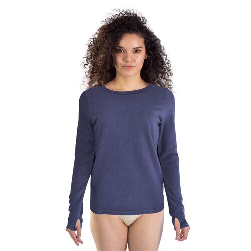 Camiseta Oscar Hackman Termica Polar OH-CPOLD Azul Marino Dama