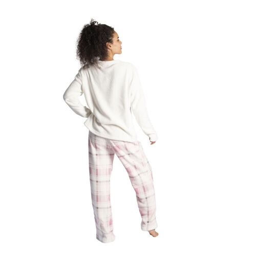 Conjunto pijama OscarHackman manga larga con pantalón Venado,Extra Grande,OH-SPJDVND, hueso