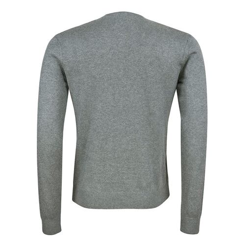 Suéter Polo Club cuello en V talla mediana color oxford SPC-21-08