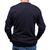 Sweater Polo Club cuello V ca22-103sanch color negro talla mediana
