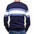 Sweater rayado Polo Club oi23-161sach talla mediana color azul marino