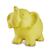 Alcancía de PVC elefante amarillo