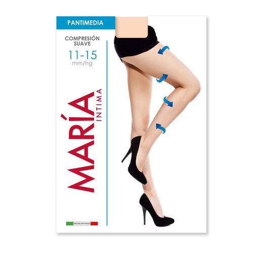 Pantimedia de compresión suave María Intima 61994 extra grande natural