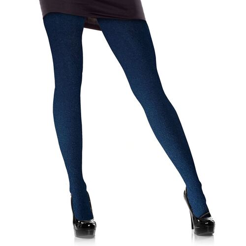 Malla María Intima opaca acrilán modelo 4923 talla chica-mediana color azul marino dama