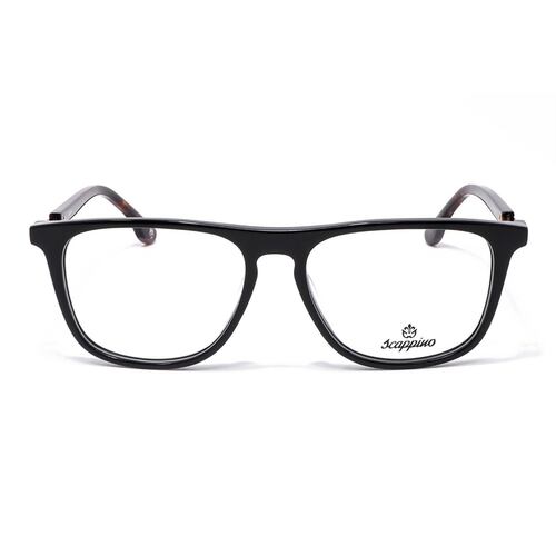 Armazón Oftalmico Negro para Hombre Scappino
