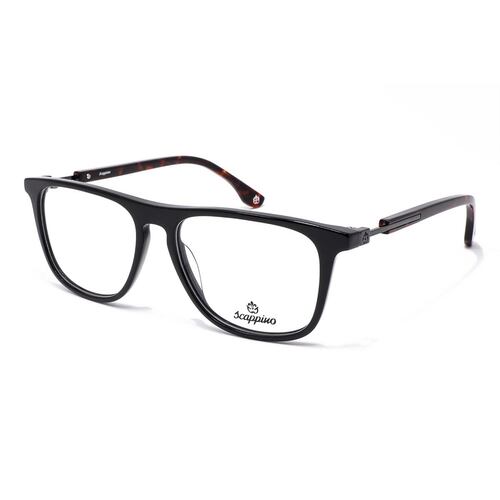 Armazón Oftalmico Negro para Hombre Scappino
