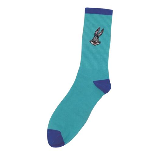 Calceta larga con cara de Bugs Bunny