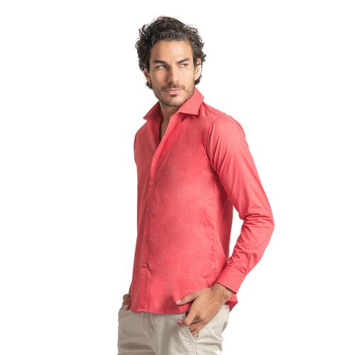 Camisa playera manga larga Salmón GD