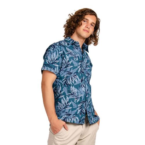 Camisa para playa Aqua Flores MD