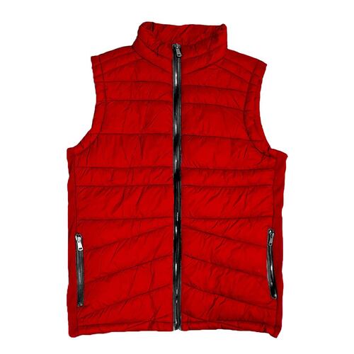 Chaleco capitonado color vino Perú 2202  talla grande