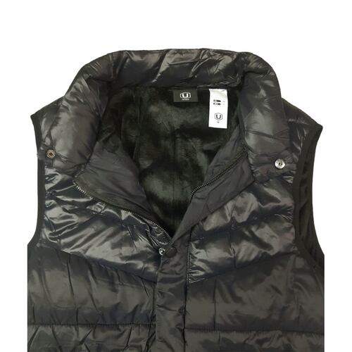 Chaleco negro capitonado U Sport talla extra-grande