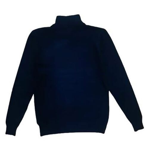 Suéter U Sport azul con cierre medio EG para hombre