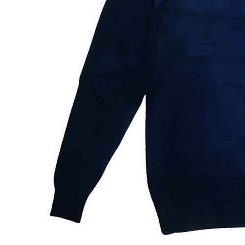 Suéter U Sport azul con cierre medio EG para hombre
