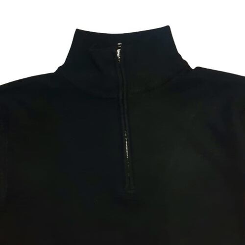 Suéter U Sport negro con cierre medio CH para hombre