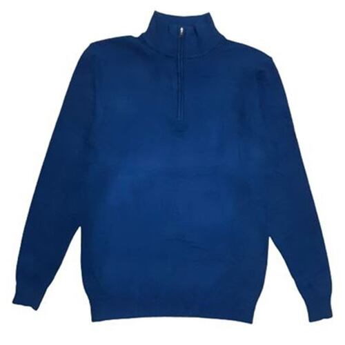 Suéter U Sport azul con cierre medio G para hombre