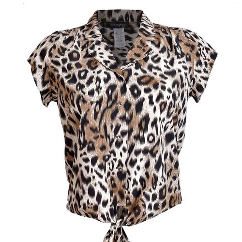 Blusa Animal Print Philosophy Jr. Para Dama