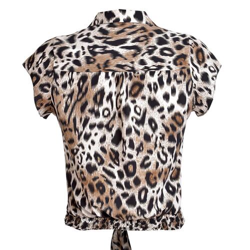 Blusa Animal Print Philosophy Jr. Para Dama