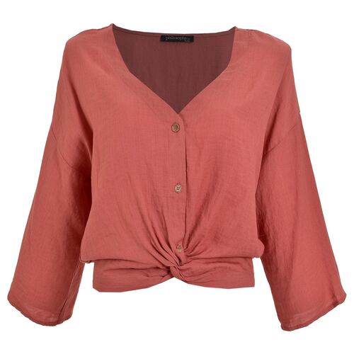 Blusa Nudo En Ruedo Philosophy Jr. Para Dama