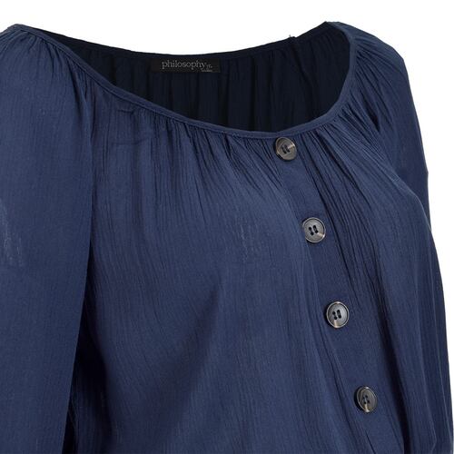 Blusa botones delanteros Philosophy Jr. Para Dama