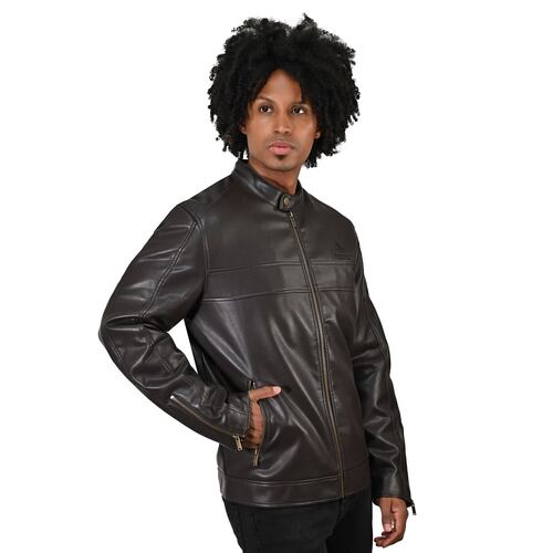 Chamarra Polo Club Color Café Oscuro Talla Mediana para Hombre