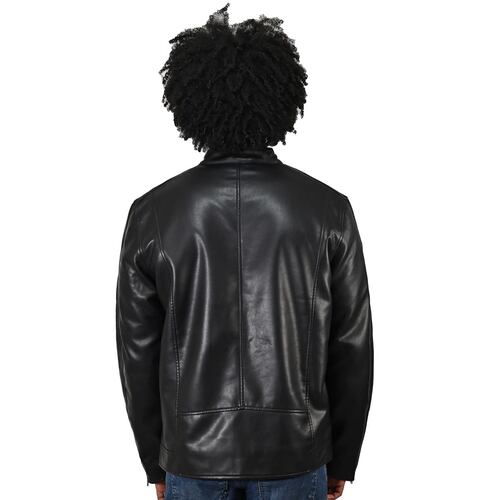 Chamarra Polo Club Color Negro Talla Mediana para Hombre