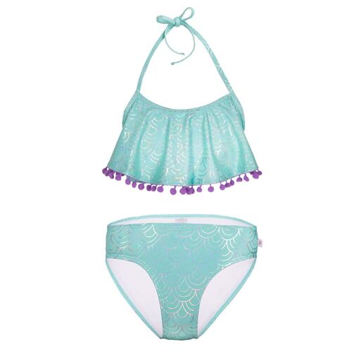 Traje de Baño Bikini Ariel 10 Años Mermaids 123