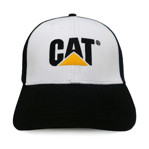 Gorra CAT 1120274 blanco con negro