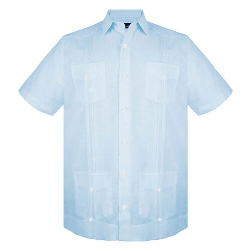 Camisa Gcandila Mc 5101 color azul cielo talla grande