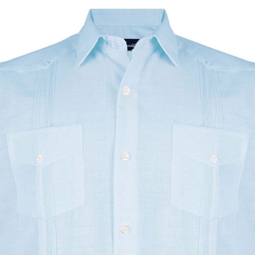 Camisa Gcandila Mc 5101 color azul cielo talla grande