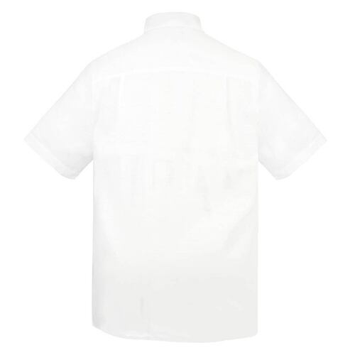 Guayabera manga corta 437ai talla extra-grande color blanco
