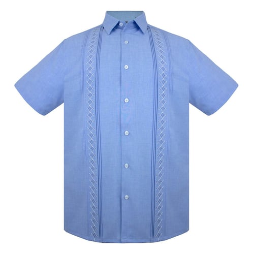 Guayabera manga corta G Candila azul CH
