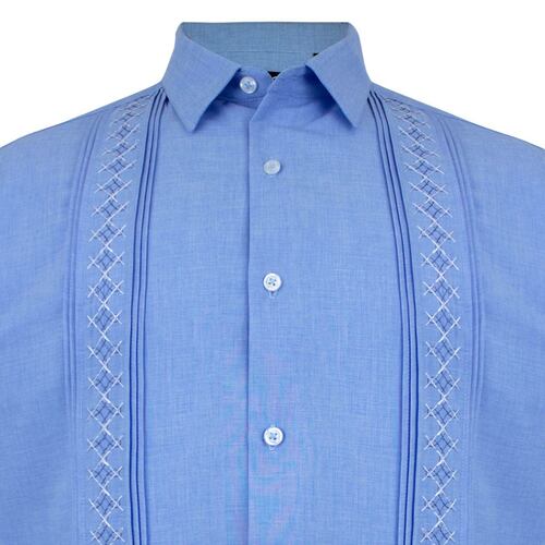 Guayabera manga corta G Candila azul CH