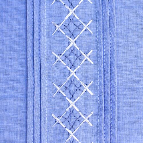 Guayabera manga corta G Candila azul CH