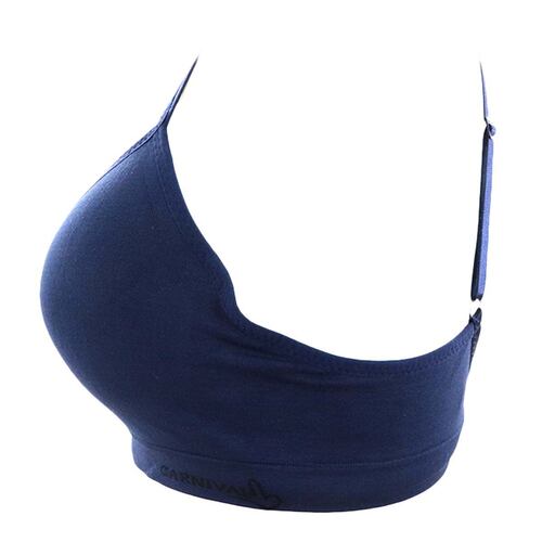 Brassiere Carnival Deportivo con varilla modelo 23780 talla 34B color marino dama