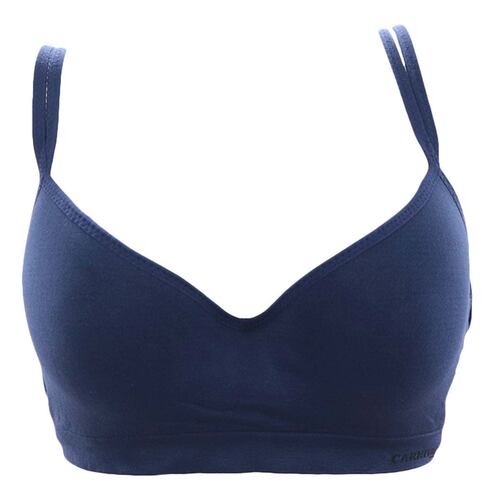 Brassiere Carnival Deportivo con varilla modelo 23780 talla 36B color marino dama